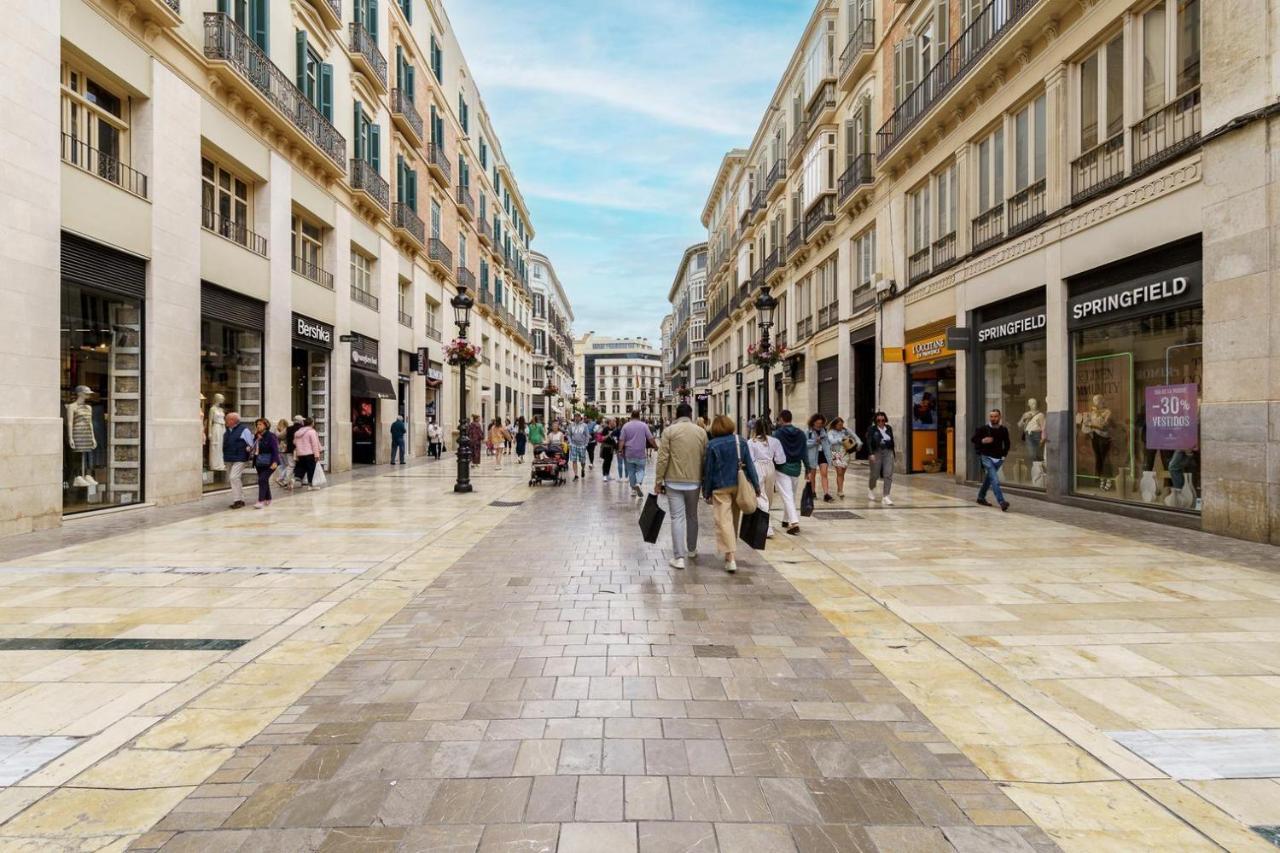 Apartamento Moderno Calle Larios Málaga Kültér fotó