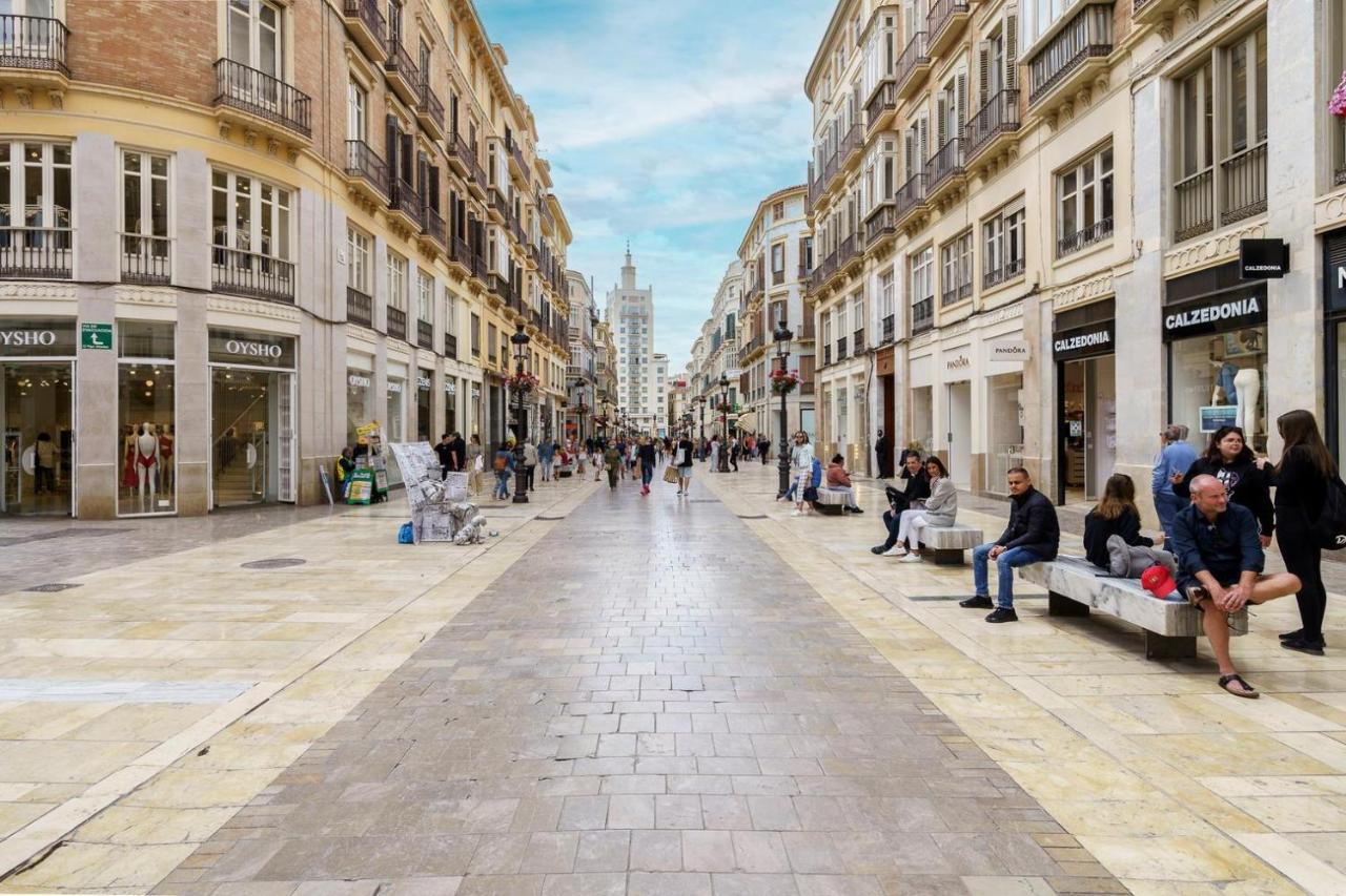Apartamento Moderno Calle Larios Málaga Kültér fotó